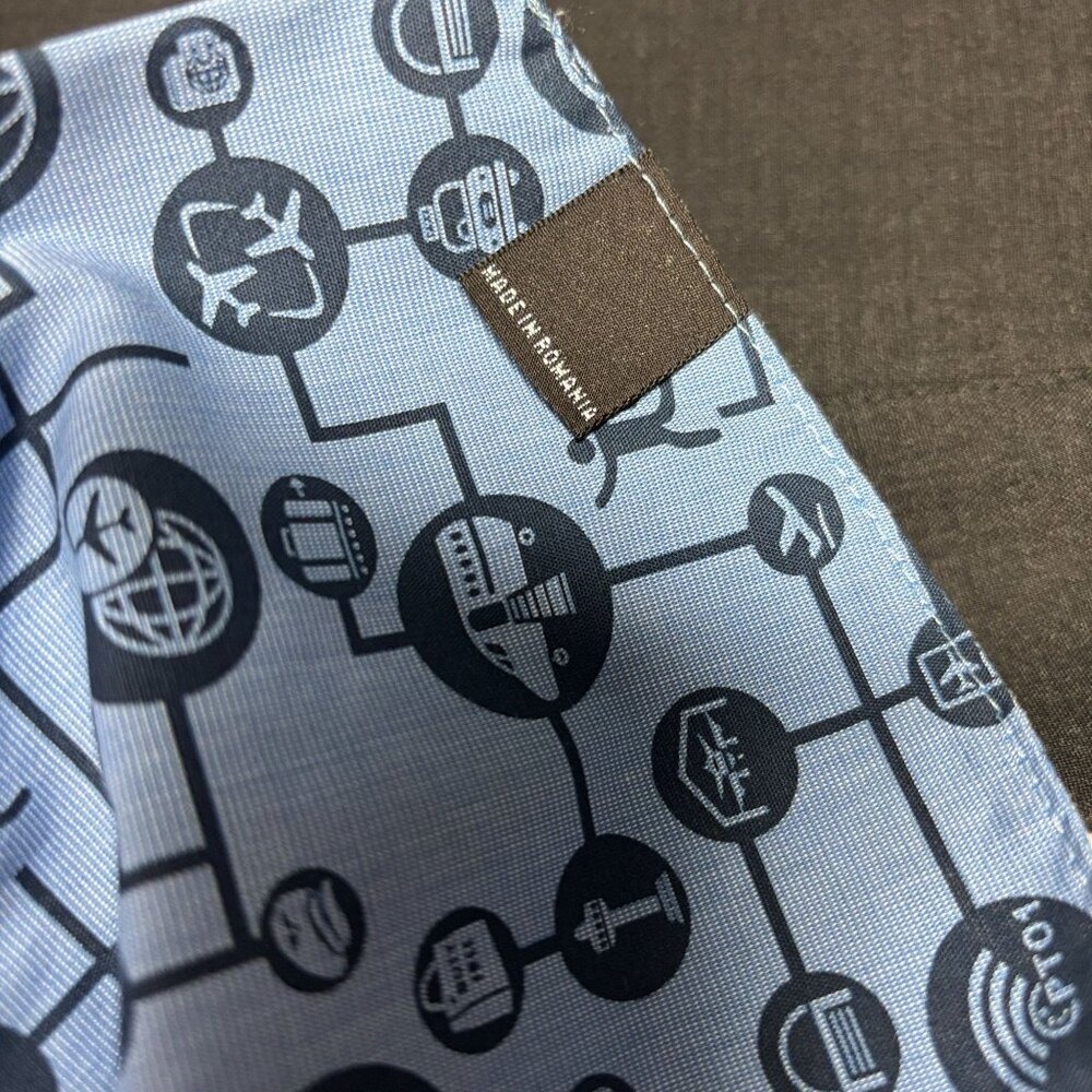 PT01 $395 Mens Pants Traveller Slim Fit 58EU W40" Wool Blend Charcoal Gray MINT - Picture 13 of 15